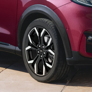 Aluminijasta platišča 18" 5 x 2-kraki dizajn Y, absolutno črna